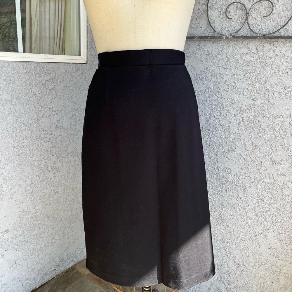 Black Knee-Length pencil skirt Status by Star Jones 22W